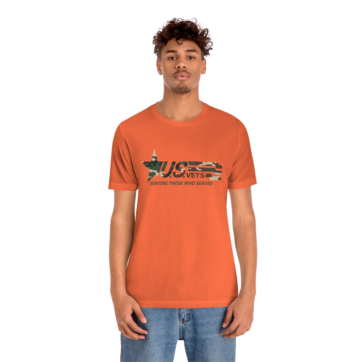 U.S.VETS Premium Camo Crew Neck Adult Tee