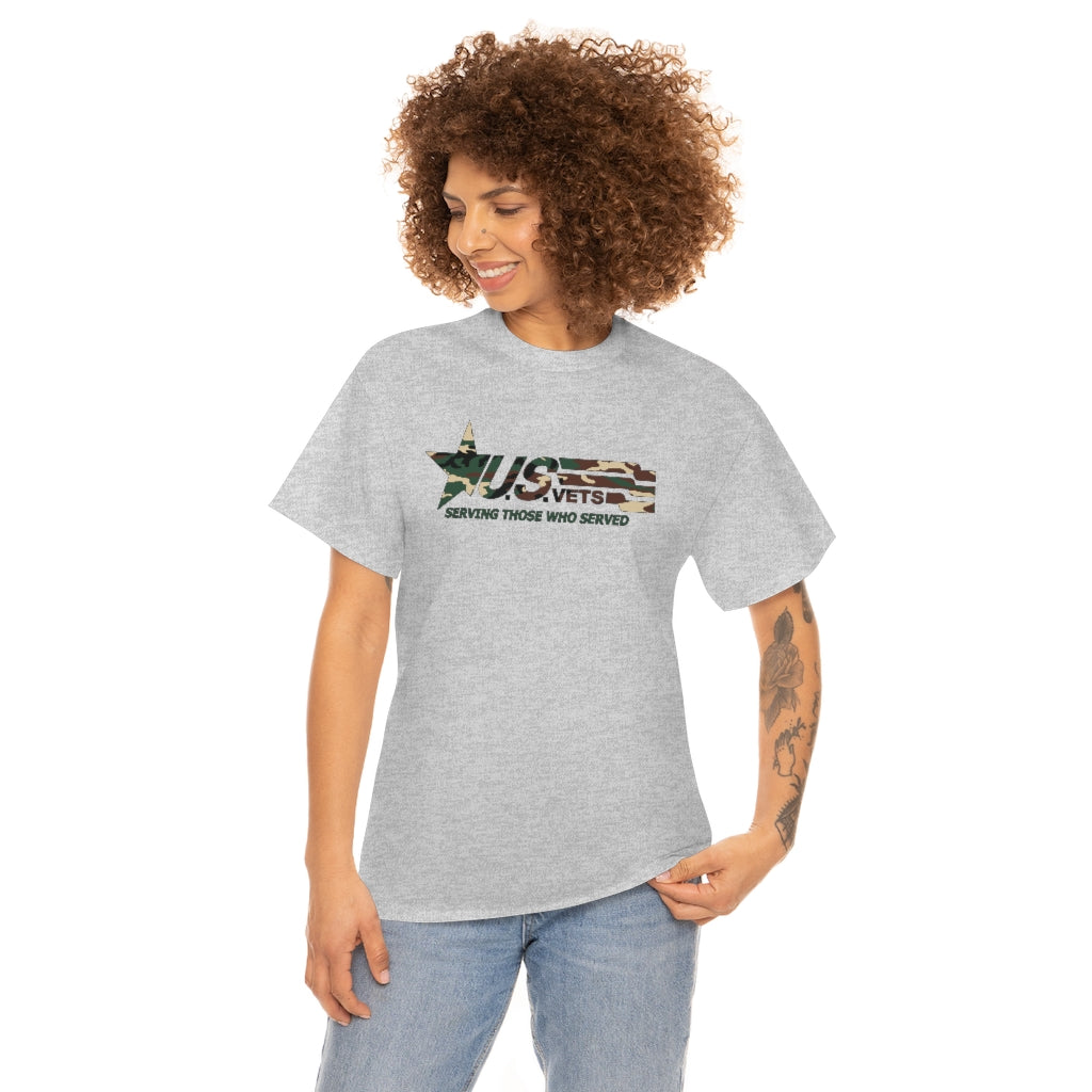U.S.VETS Camo Heavy Cotton Tee