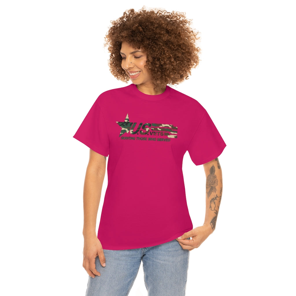 U.S.VETS Camo Heavy Cotton Tee