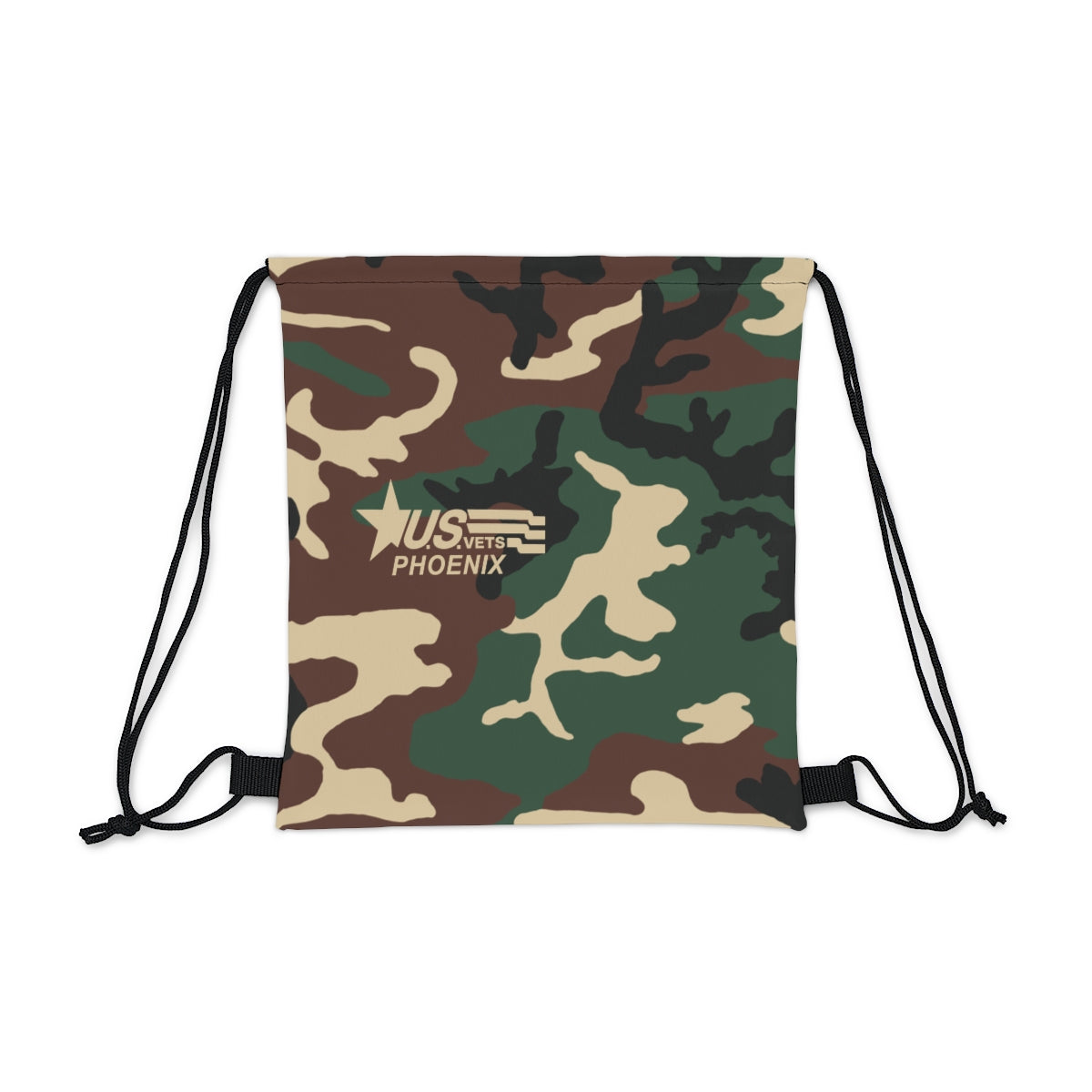 U.S.VETS Camo Outdoor Drawstring Bag