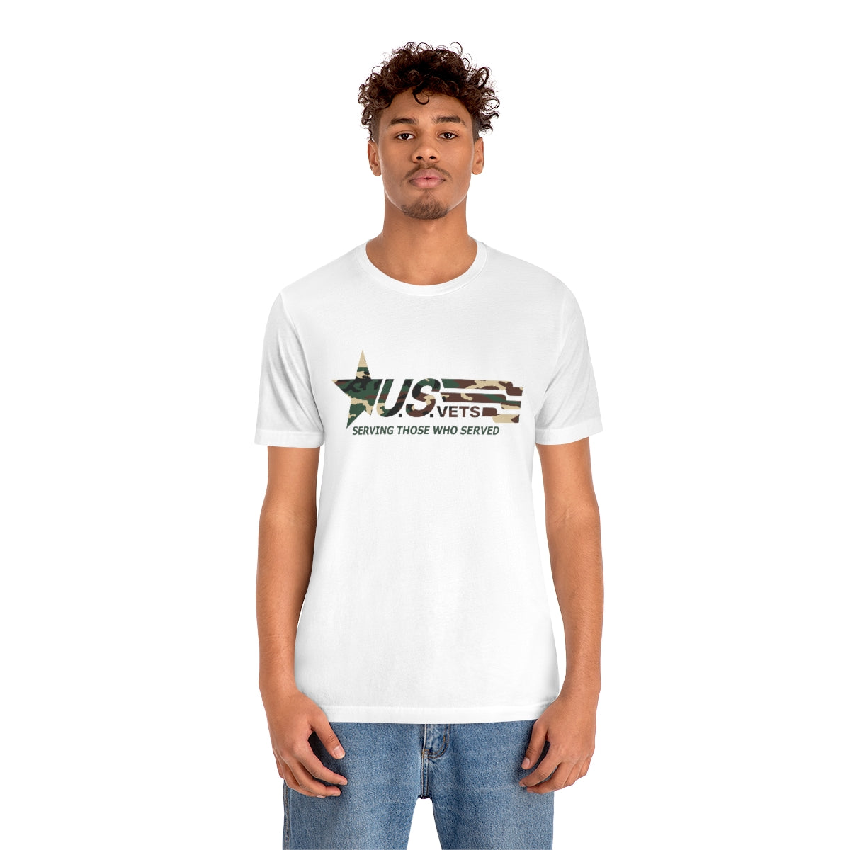 U.S.VETS Premium Camo Crew Neck Adult Tee