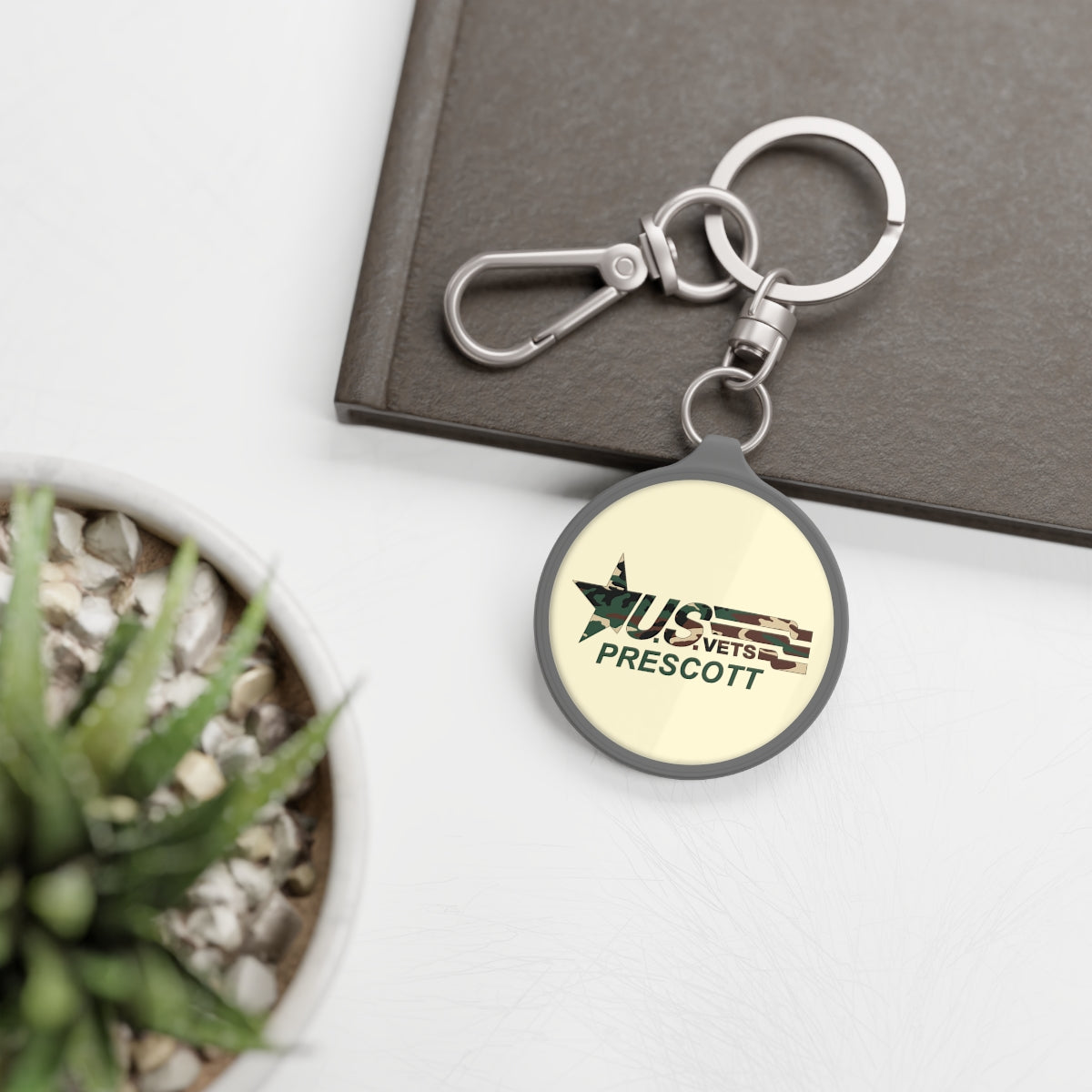 PRESCOTT U.S.VETS Keyring Tag