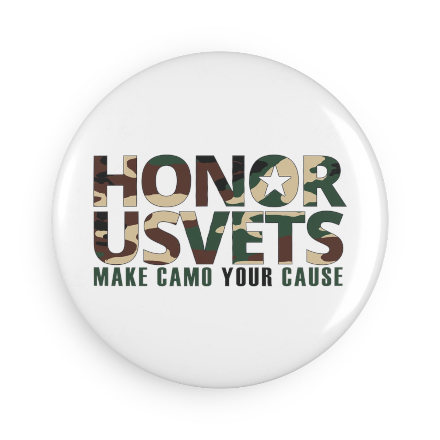 HONORUSVETS  Round Magnet (Singles and Sets of 10)