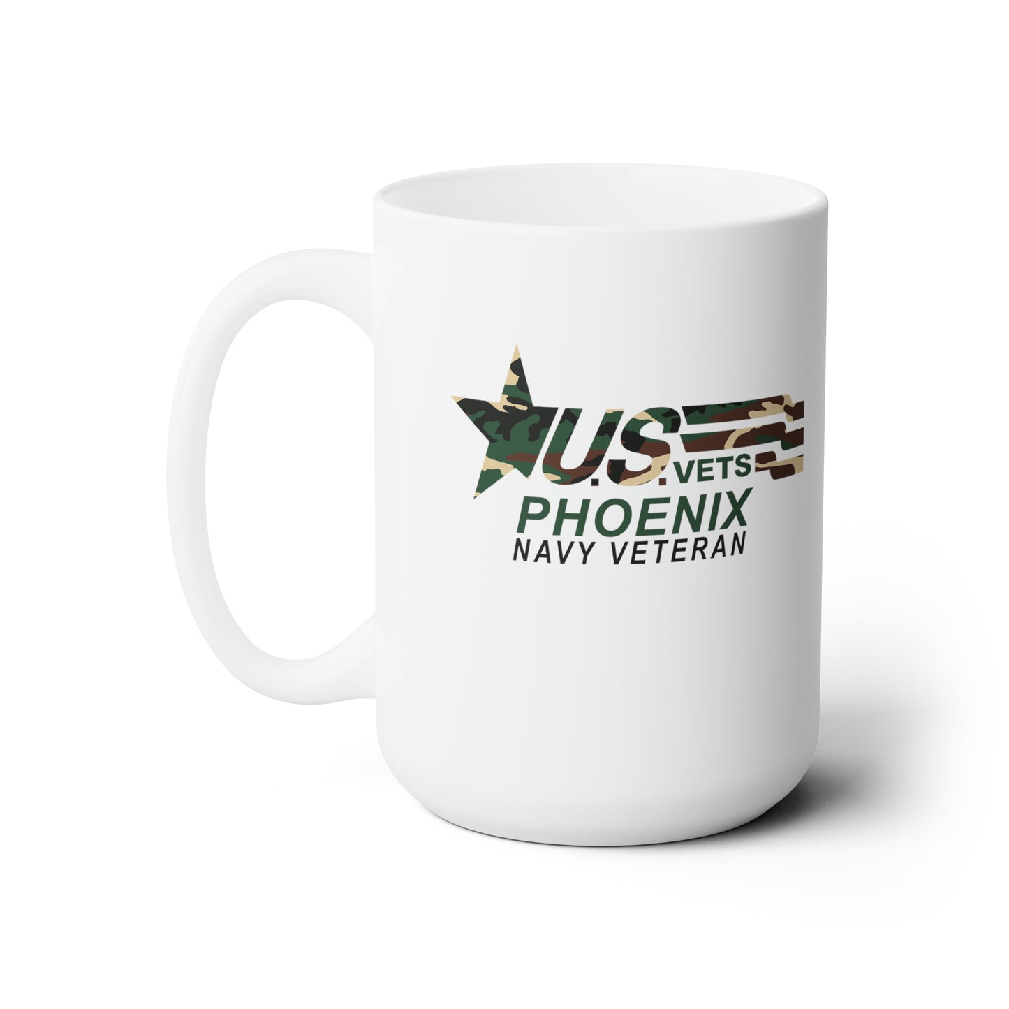 PHX U.S.VETS Ceramic Mug 15oz - NAVY Veteran