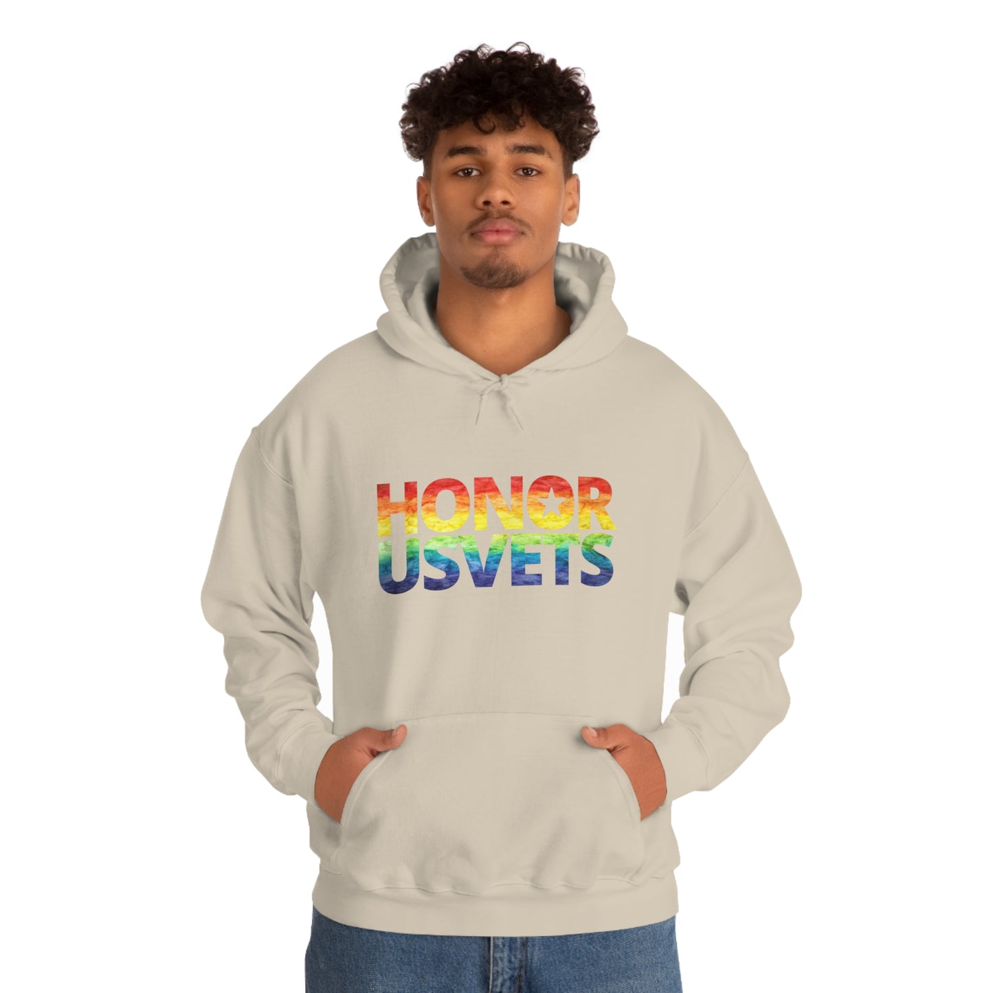HONORUSVETS Pride Rainbow Heavy Blend™ Hoodie