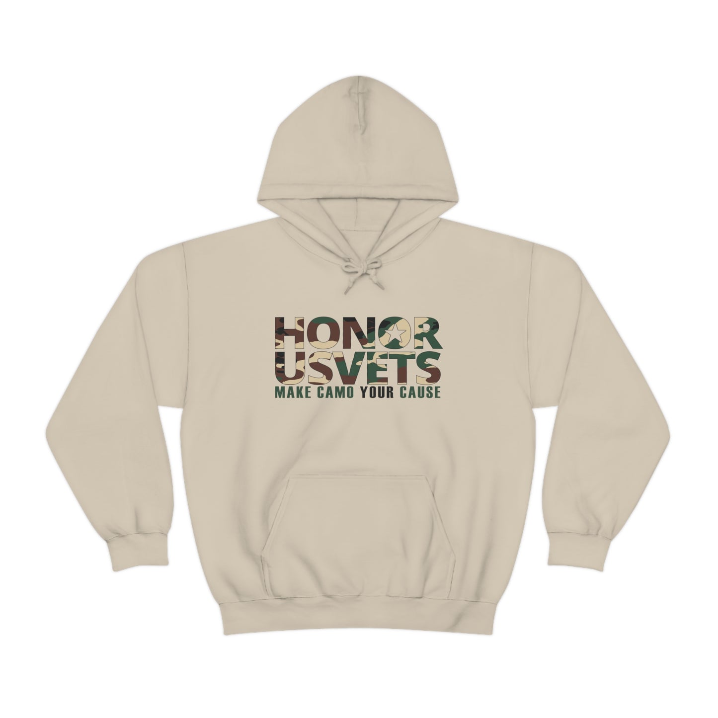 HONORUSVETS Camo Heavy Blend™ Hooded Sweatshirt