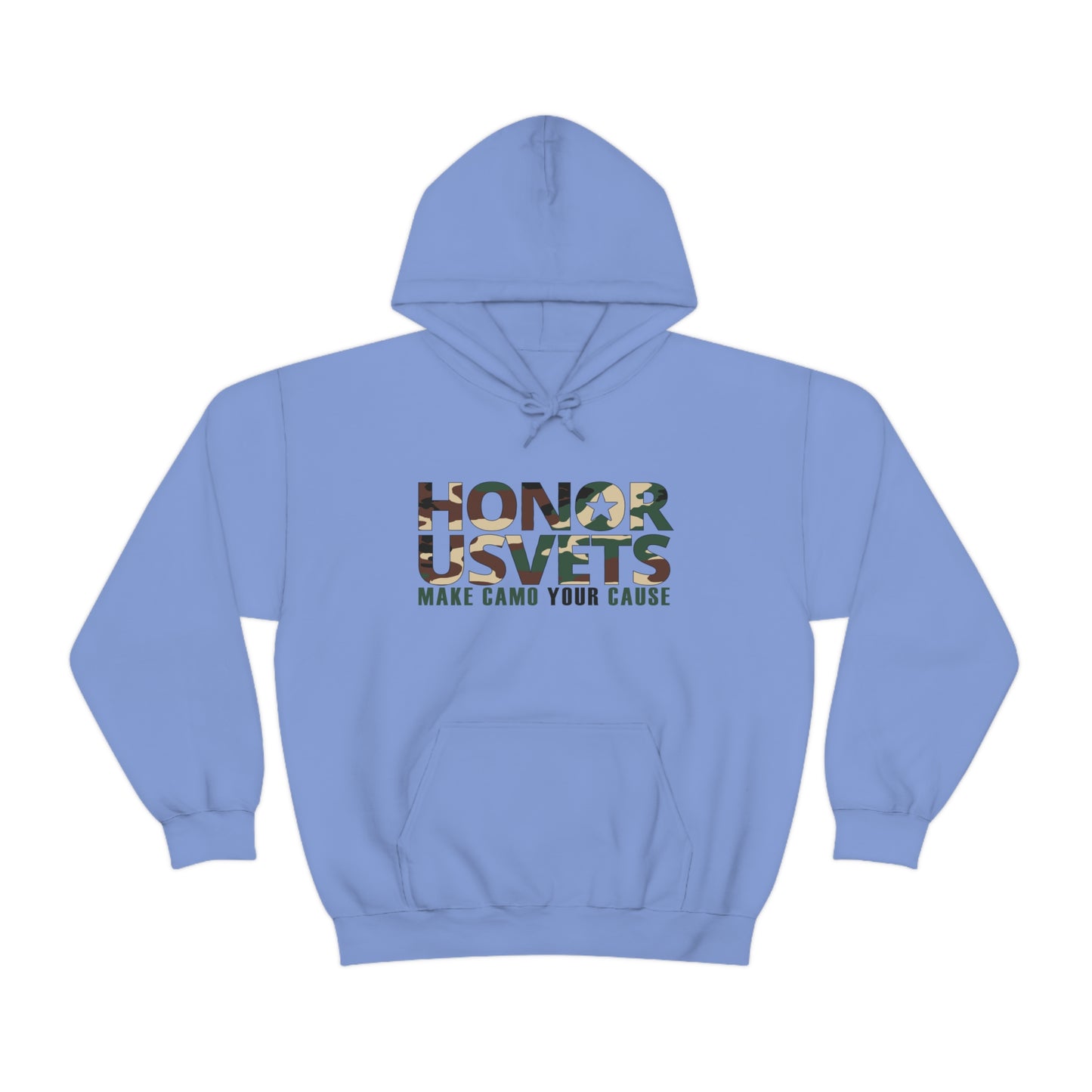 HONORUSVETS Camo Heavy Blend™ Hooded Sweatshirt