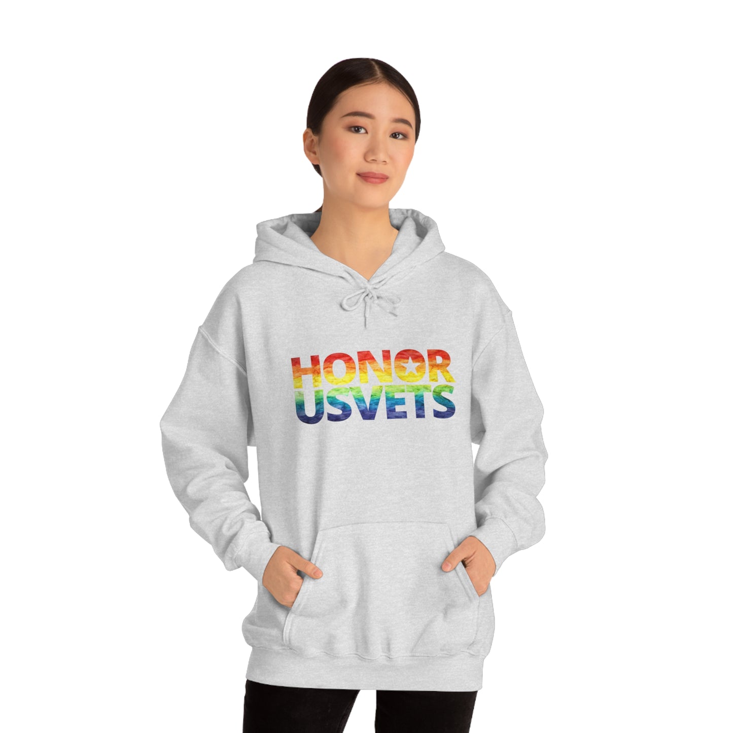 HONORUSVETS Pride Rainbow Heavy Blend™ Hoodie
