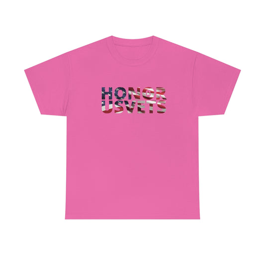 HONORUSVETS Flag Heavy Cotton Tee