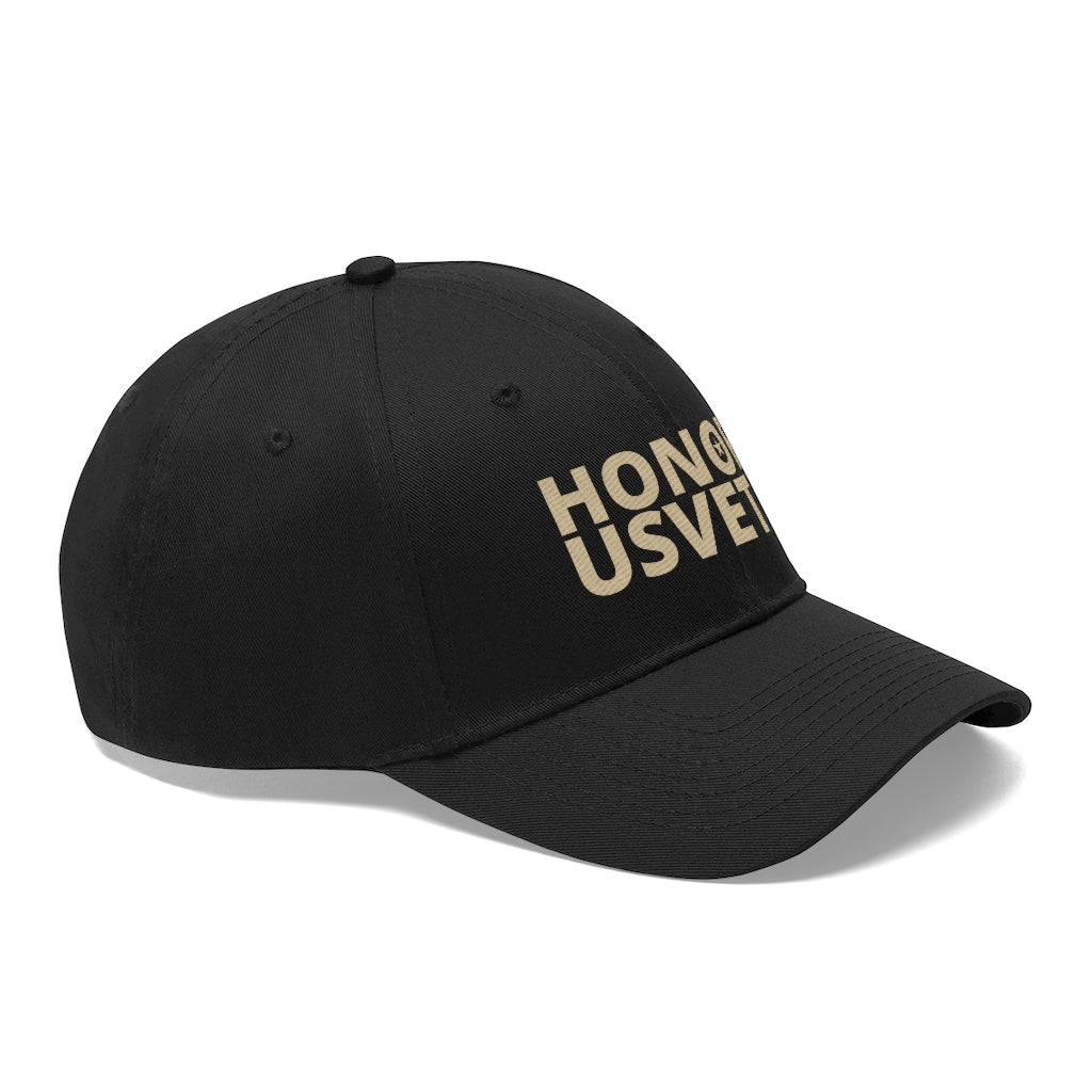 HONORUSVETS Adjustable Twill Hat