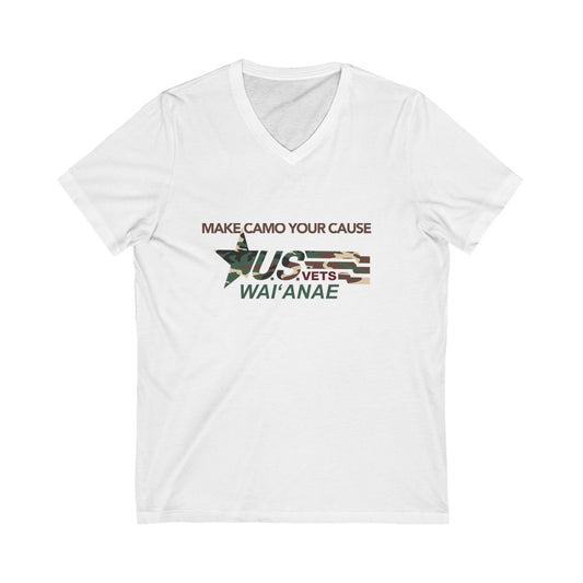 WAI'ANAE Premium Camo Short Sleeve V-Neck Tee