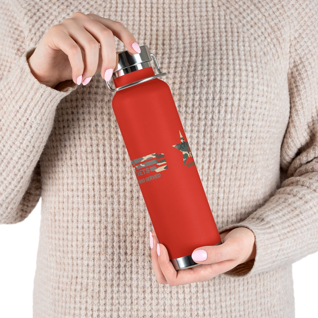 U.S.VETS ♦ Eco-Friendly Vacuum Insulated Bottle